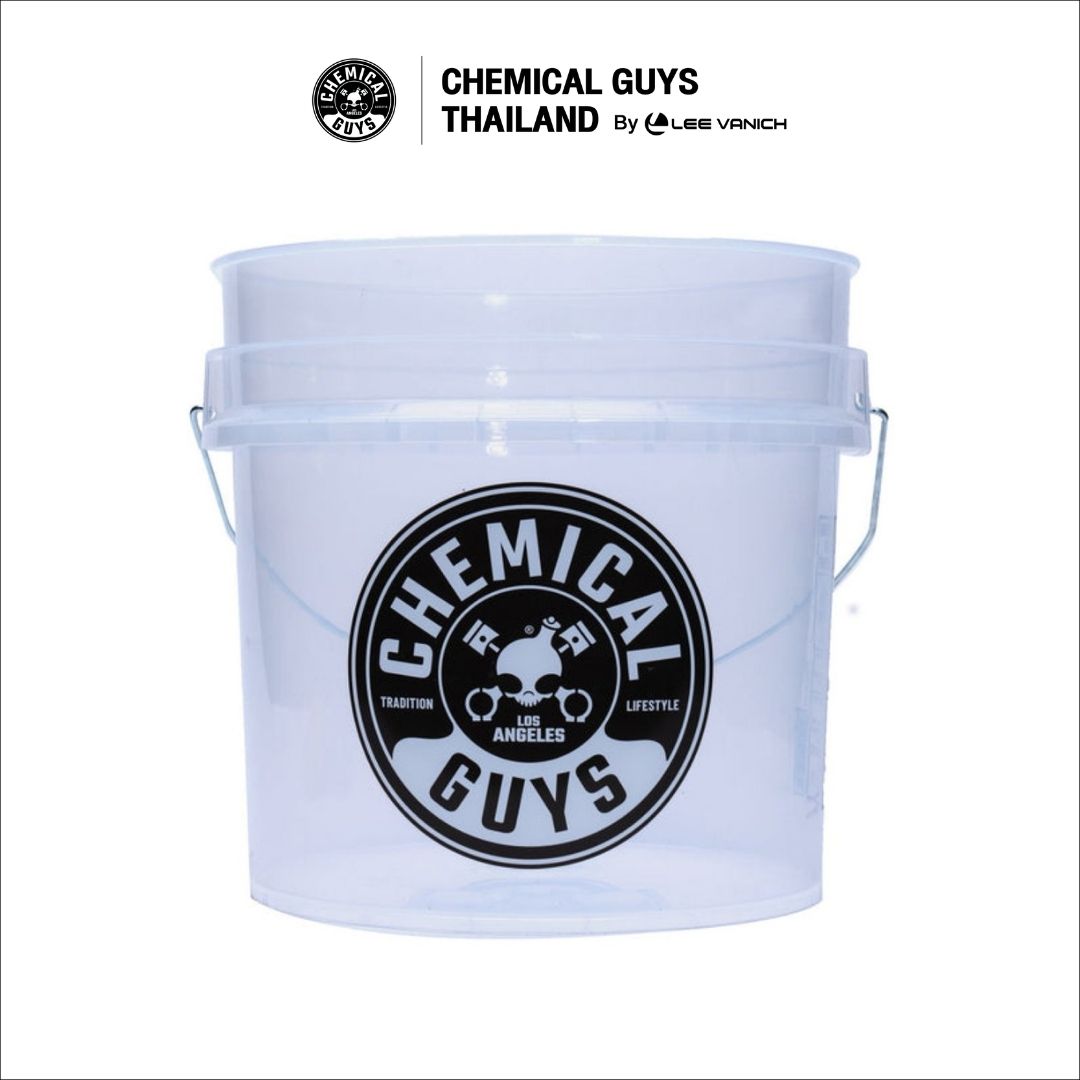 Chemical Guys Heavy Duty Ultra Clear Detailing Bucket ถังล้างรถแบบใสคุณภาพสูง