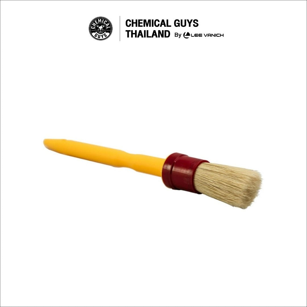 Chemical Guys Boars Hair Soft Detailing Brush แปรงขนหมูป่าสำหรับเก็บรายละเอียดผิวสี