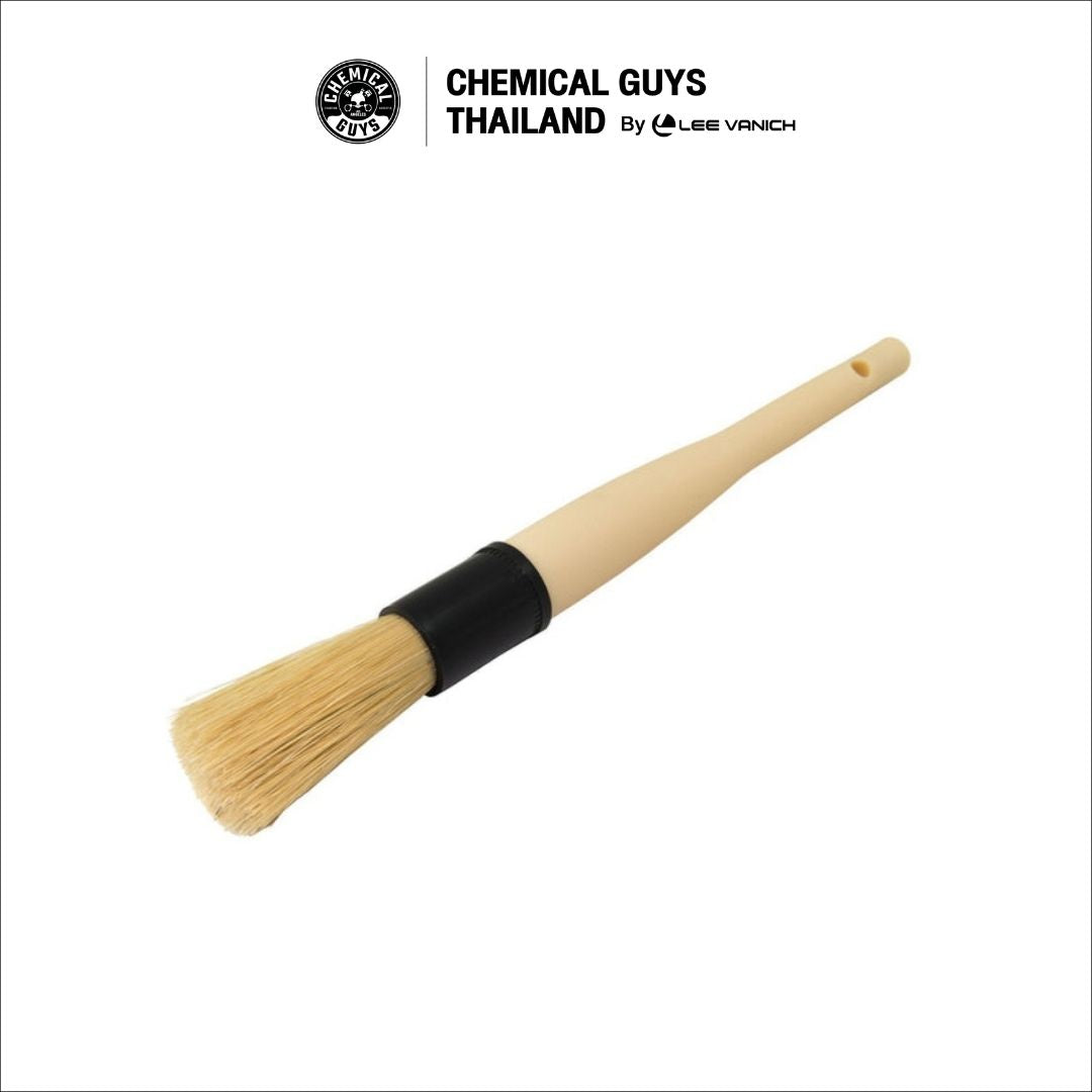 Chemical Guys The Goat Boar's Hair Detail Brush แปรงขนหมูป่าด้ามสั้นสำหรับซอกมุม