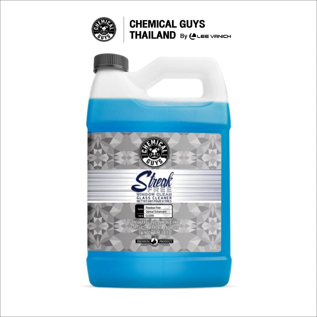 Chemical Guys Streak Free Window Clean 1 Gallon น้ำยาเช็ดกระจกสูตรไร้คราบแกลลอน
