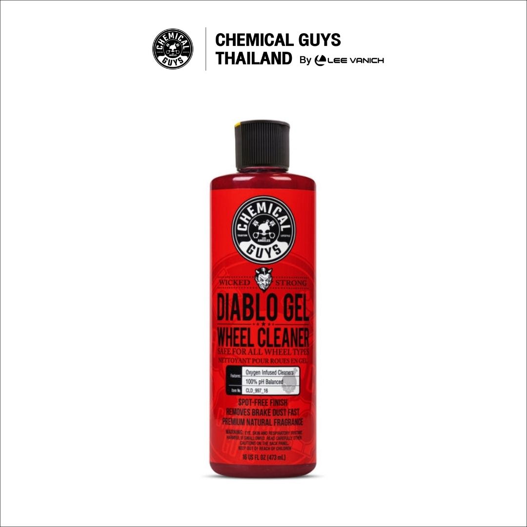 Chemical Guys Diablo Gel Wheel And Rim Cleaner 473ml. เจลล้างล้อสีแดงยอดนิยม