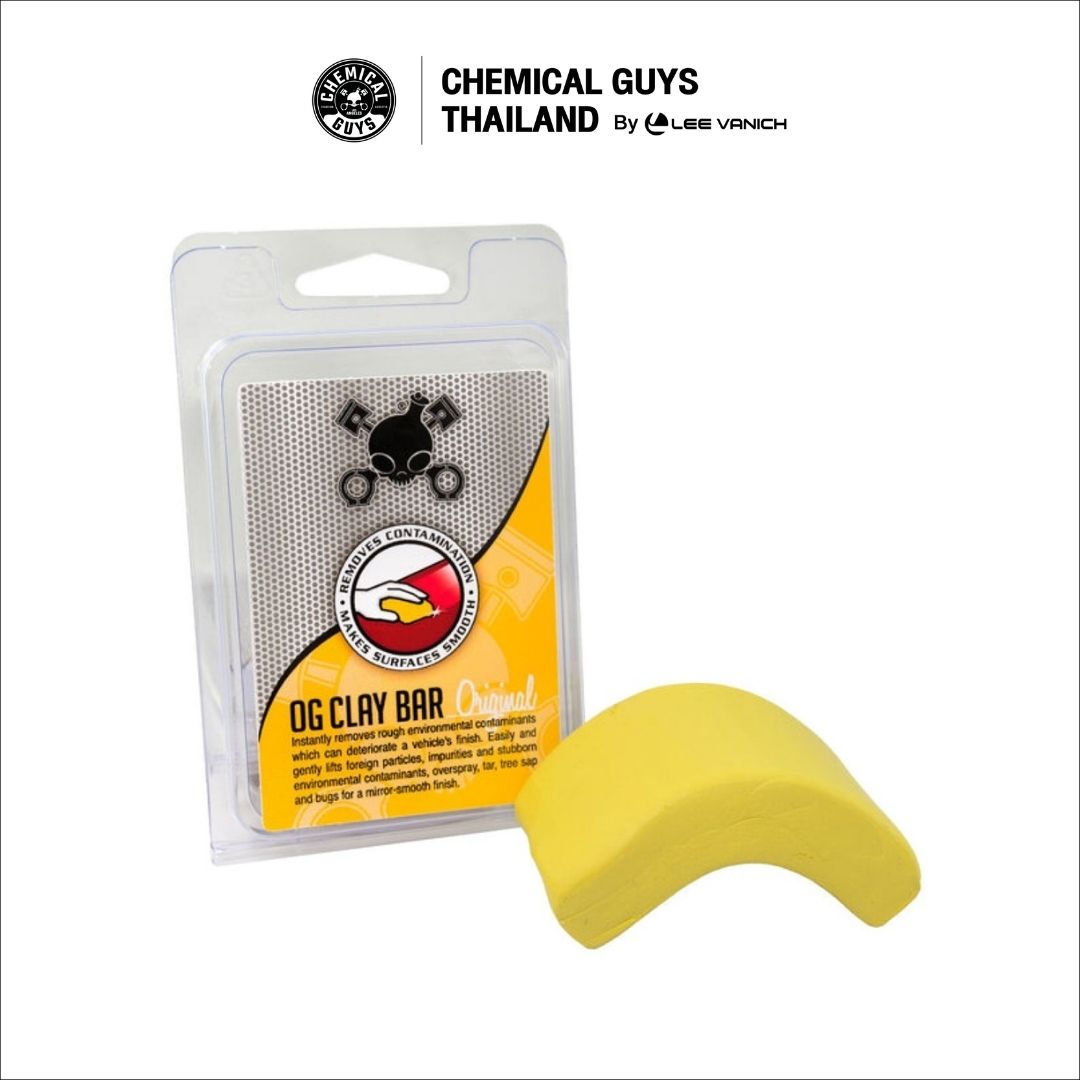 Chemical Guys OG Clay Bar Yellow (Light/Medium) ดินน้ำมันขัดสีรถเกรดเบาสีเหลือง