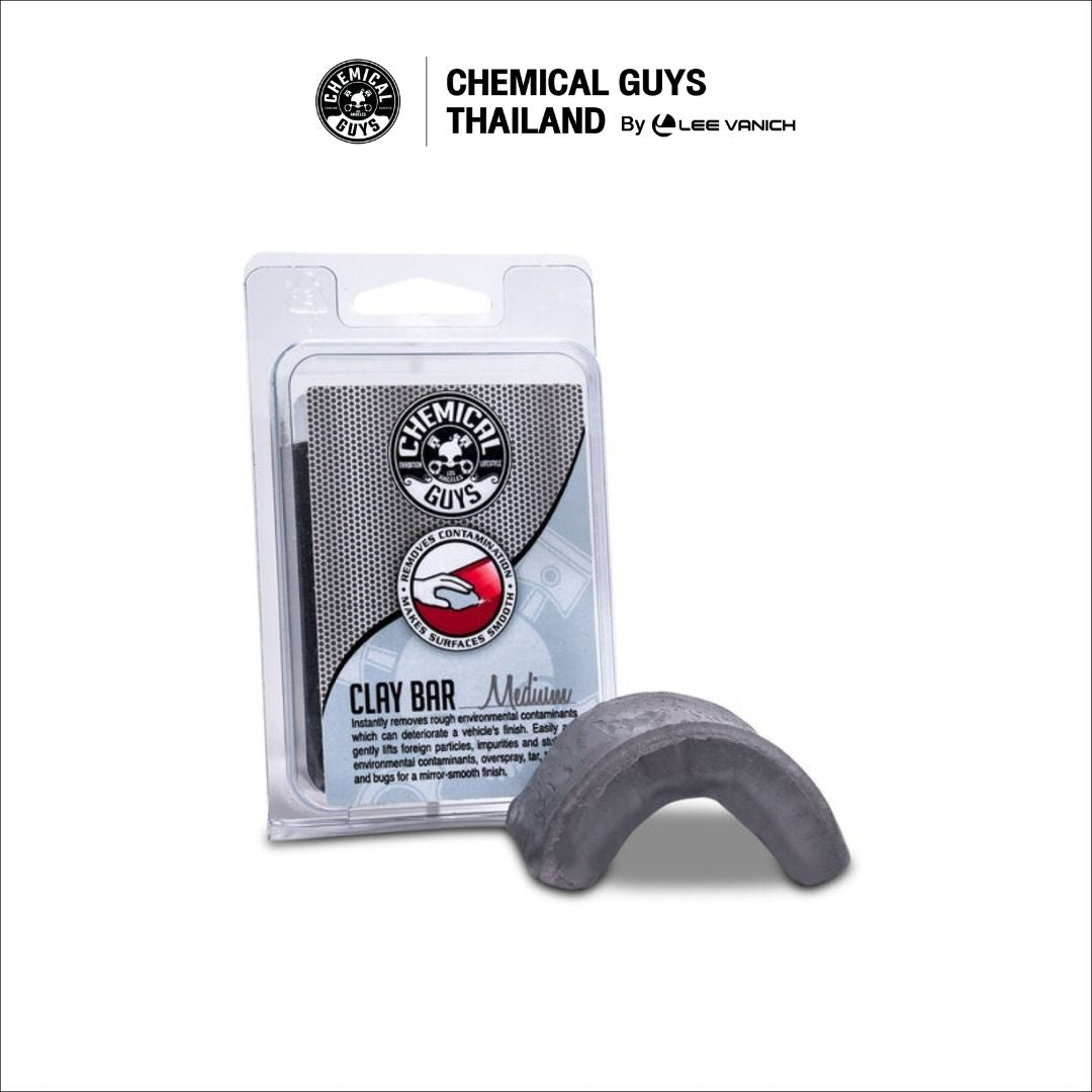 Chemical Guys Clay Bar Grey (Medium) ดินน้ำมันขัดสีรถเกรดกลางสีเทา