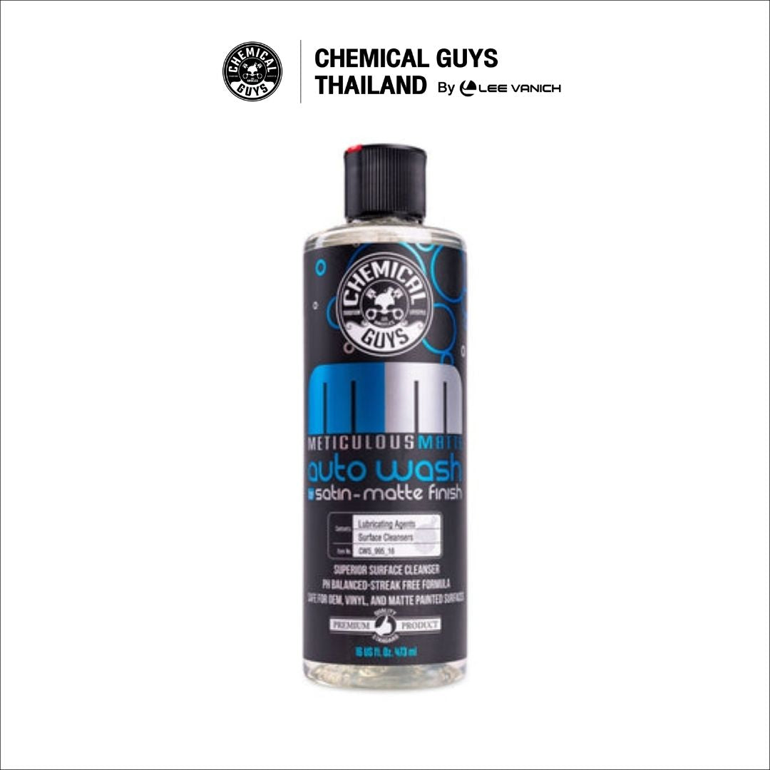 Chemical Guys Meticulous Matte Auto Wash 473ml. แชมพูล้างรถสีด้านขนาดพกพา