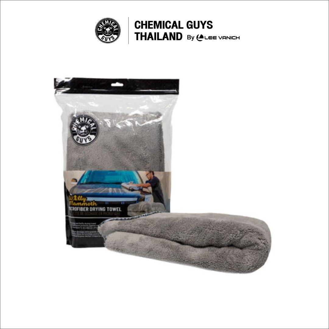 Chemical Guys Woolly Mammoth Microfiber Dryer Towel ผ้าเช็ดแห้งหนานุ่มขนาดใหญ่