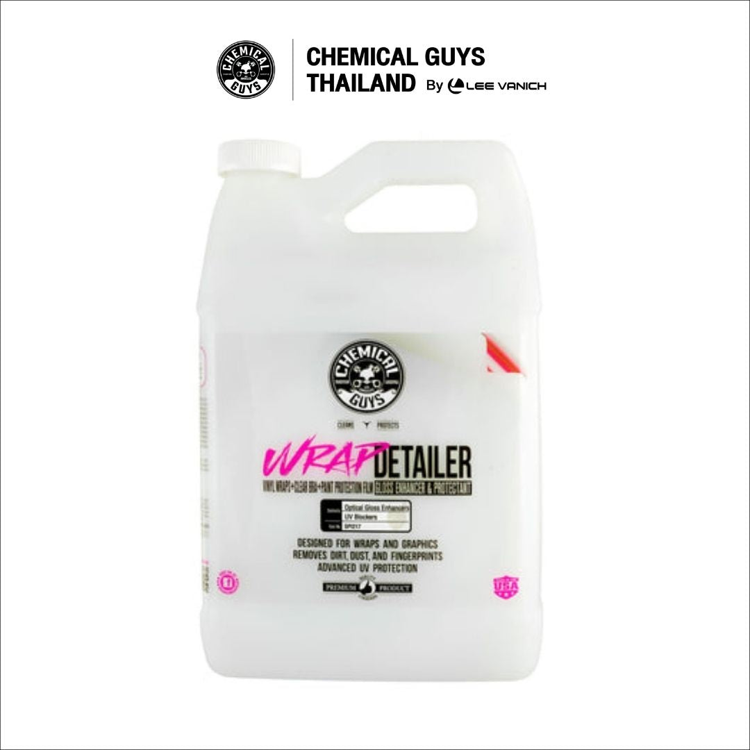 Chemical Guys Wrap Detailer Gloss Enhancer 1 Gallon สเปรย์ดูแลรถติดฟิล์มแกลลอน
