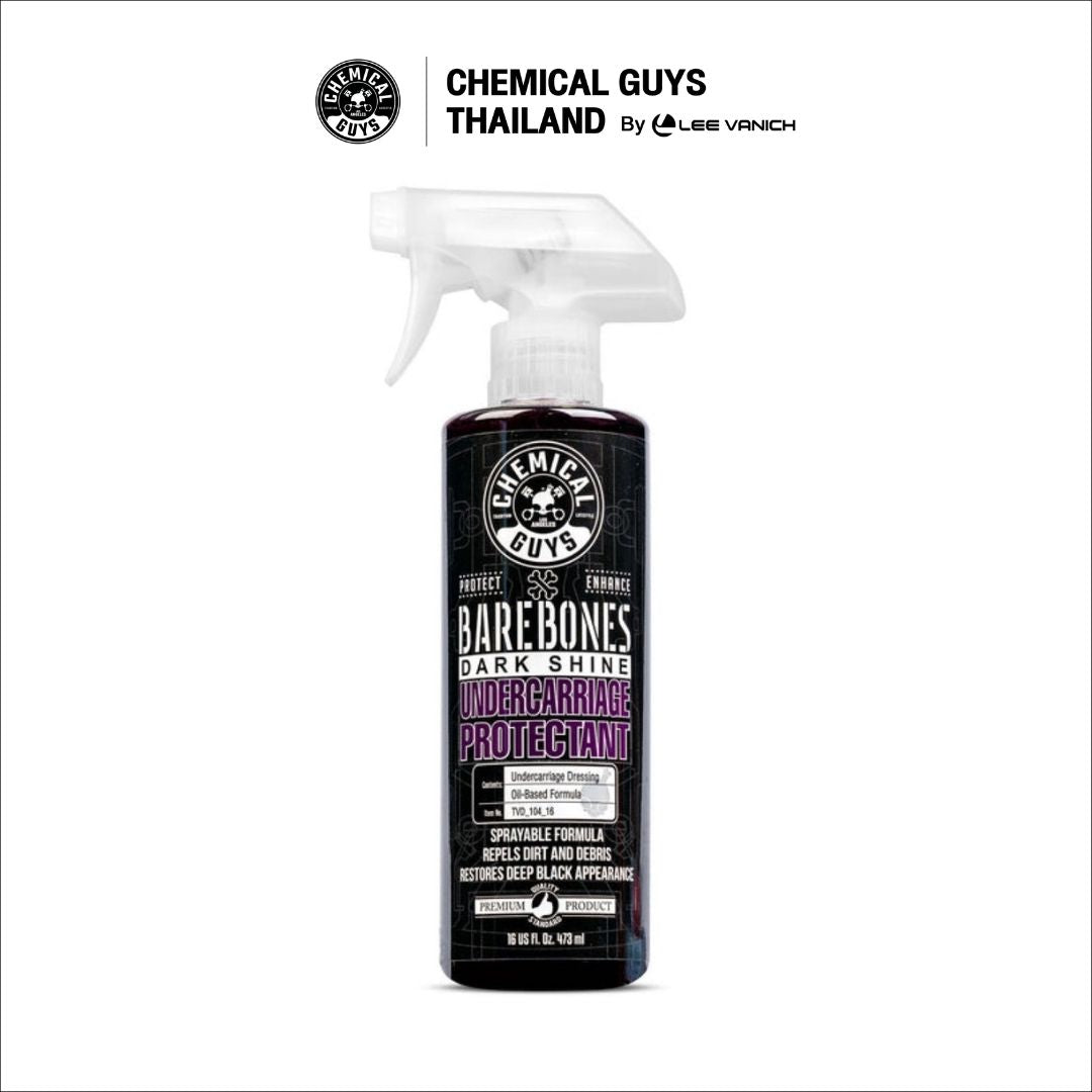 Chemical Guys Bare Bones Undercarriage Spray 473ml. สเปรย์ดูแลช่วงล่างรถยนต์