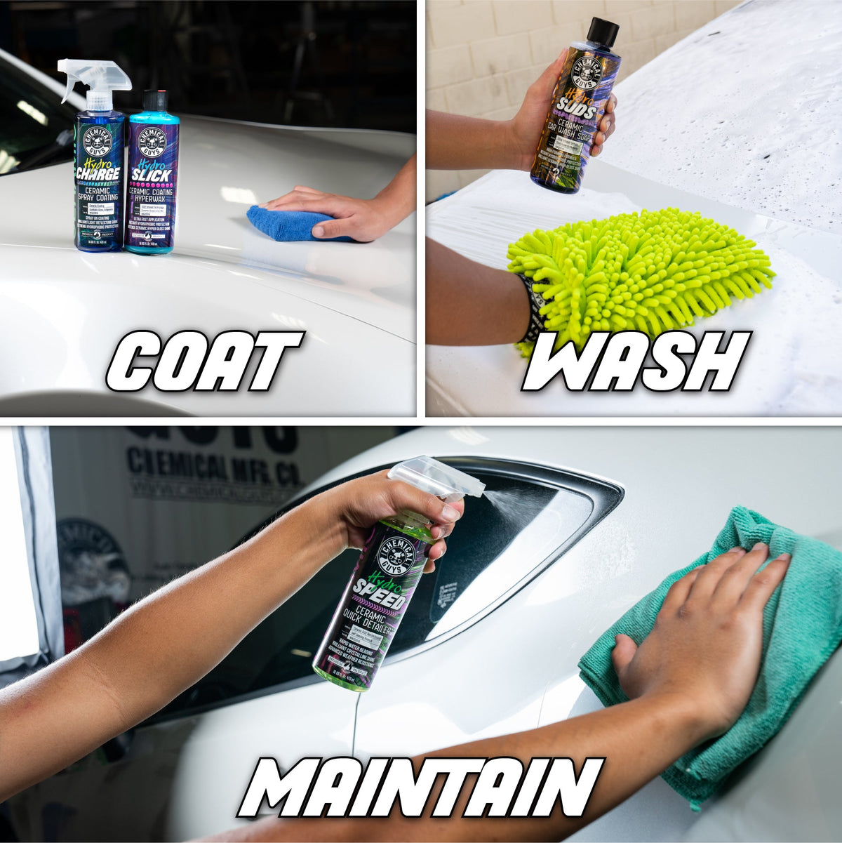 Chemical Guys HydroSpeed Ceramic Quick Detailer 473ml ภาพประกอบสินค้า