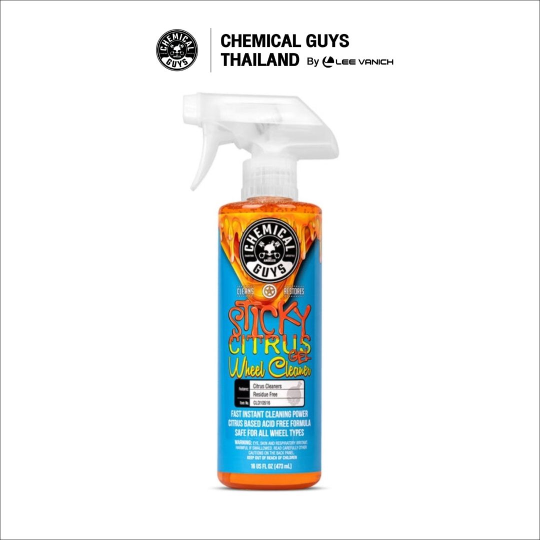Chemical Guys Sticky Citrus Gel Wheel And Rim Cleaner 473ml. เจลล้างล้อสูตรส้มพกพา