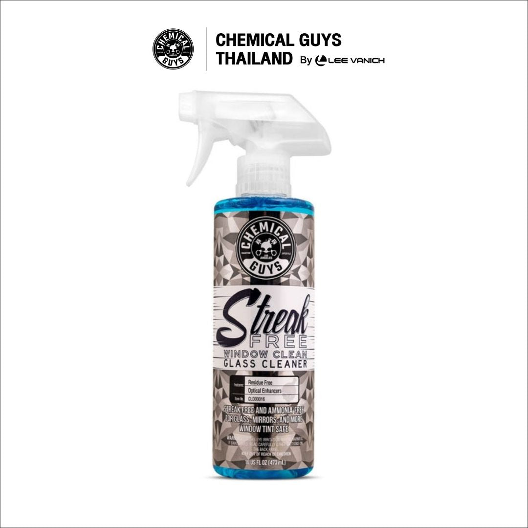Chemical Guys Streak Free Window Clean 473ml. น้ำยาเช็ดกระจกสูตรไร้คราบพกพา
