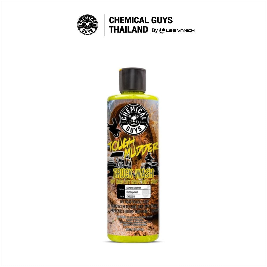 Chemical Guys Tough Mudder Truck Wash ATV Heavy Duty Soap 473ml. แชมพูล้างรถสายลุยพกพา