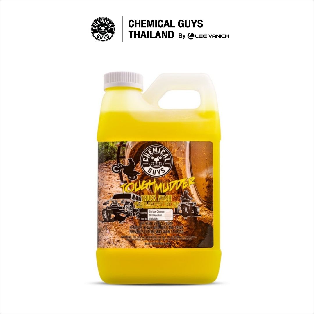 Chemical Guys Tough Mudder Truck Wash ATV Heavy Duty Soap 1 Gallon แชมพูล้างรถสายลุยแกลลอน