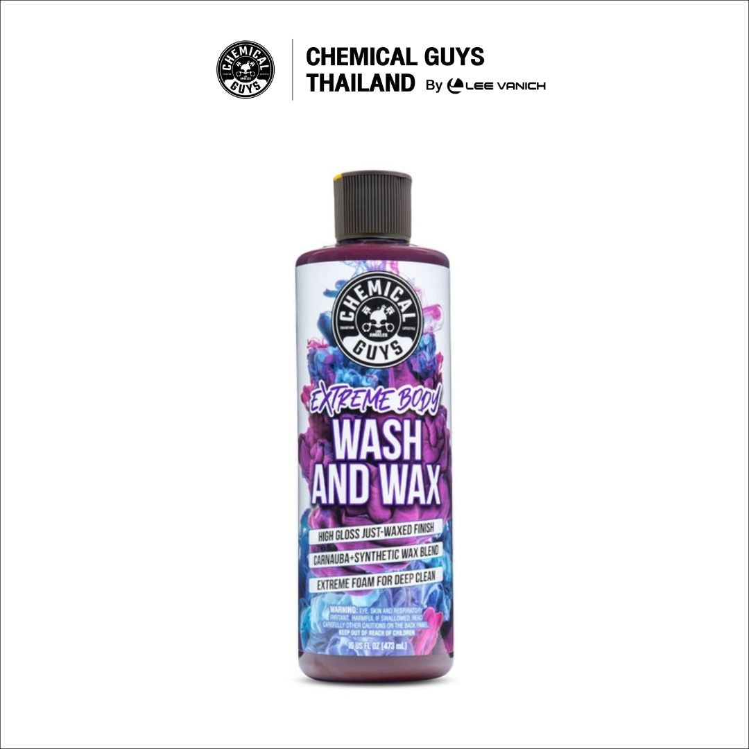 Chemical Guys Extreme Body Wash And Wax 473ml. แชมพูผสมแว็กซ์ขนาดพกพา