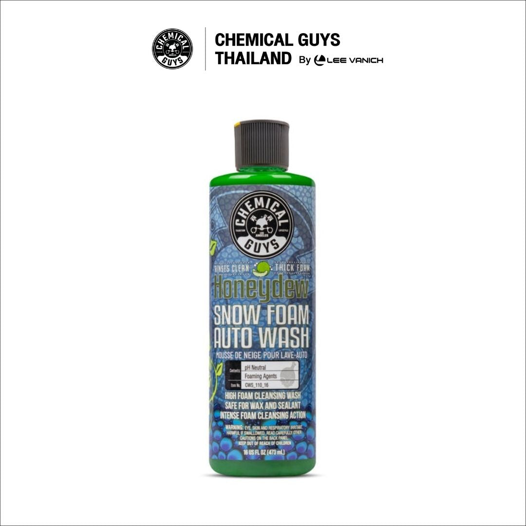 Chemical Guys Honeydew Snow Foam Auto Wash Cleanser 473ml. แชมพูโฟมหิมะขนาดพกพา