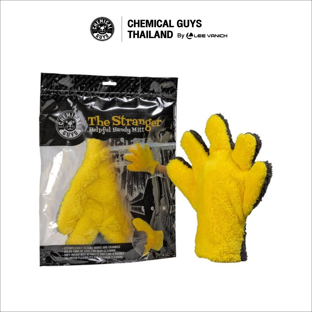 Chemical Guys The Stranger Helpful Handy Mitt ถุงมือไมโครไฟเบอร์นิ้วอเนกประสงค์