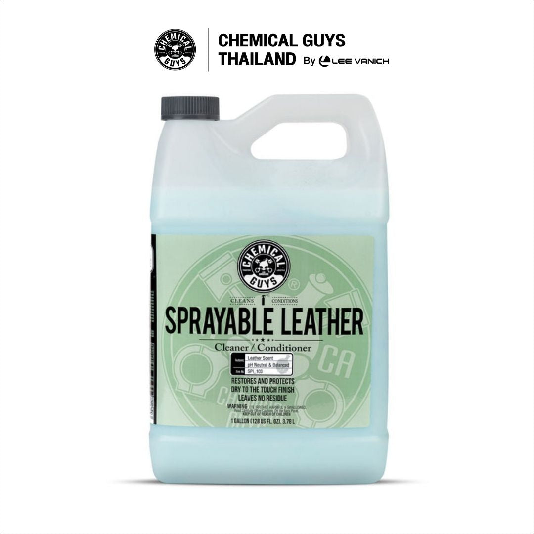 Chemical Guys Sprayable Leather Cleaner And Conditioner 1 Gallon น้ำยาเช็ดหนัง 2-in-1 แกลลอน