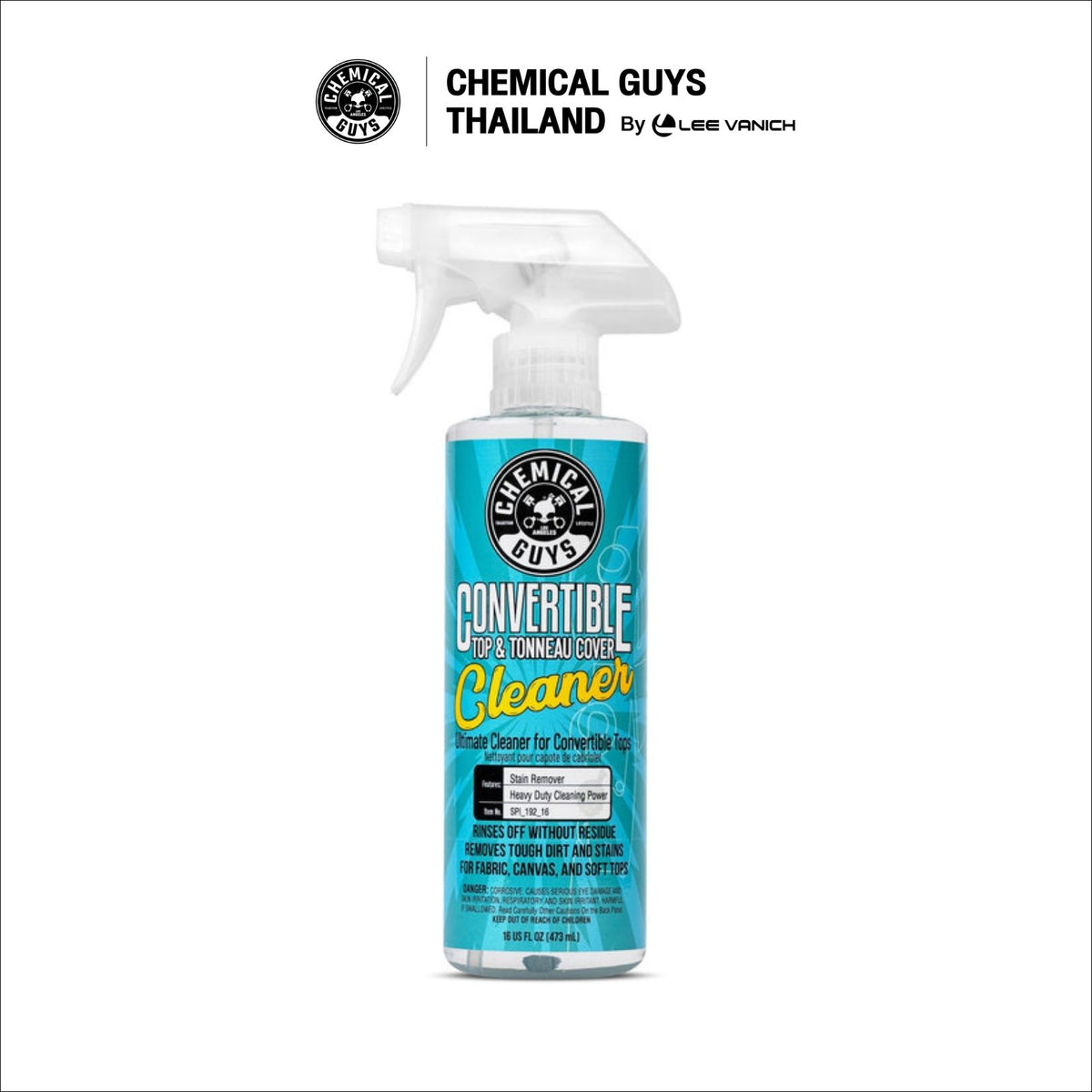 Chemical Guys Convertible Top Cleaner น้ำยาทำความสะอาดหลังคาผ้าใบ ขนาด 473ml