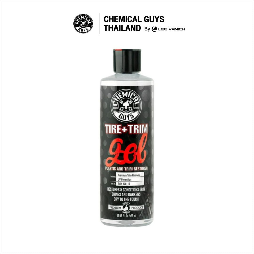 Chemical Guys Tire And Trim Gel For Plastic And Rubber 473ml เจลฟื้นฟูพลาสติกและยาง